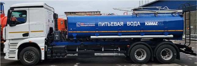 Автоцистерна 4671U8-20 (АЦПТ-13-1 отсек) KAMAZ 65658-1764-49 (В5) поколения К5